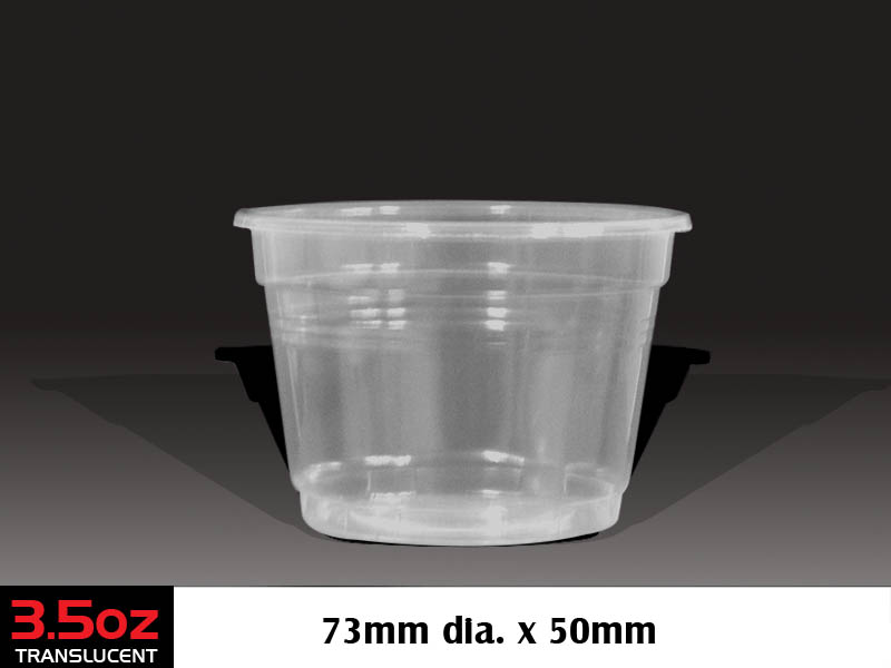 Ice Cream Cups 3.5oz Translucent