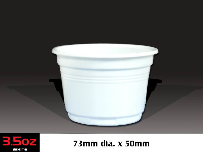 Ice Cream Cups 3.5oz White