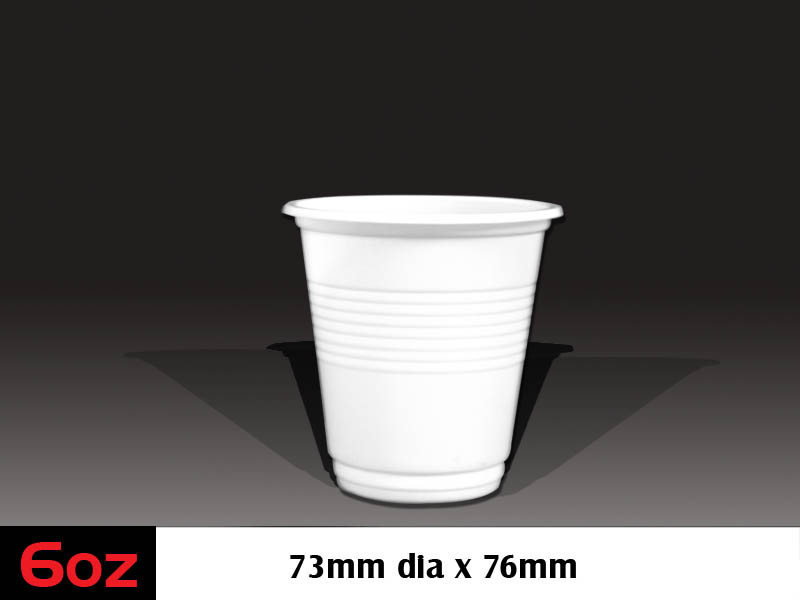 White Cup 6 oz